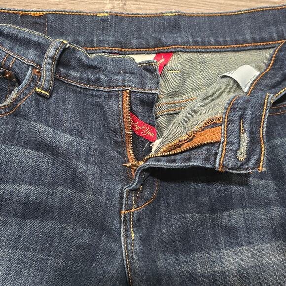 Lucky Brand Dark Washed Denim Boot Cut Blue Jeans Women's Size 8 / 29 Cotton - Picture 3 of 8